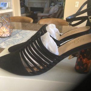 42 Gold Oriana Suede Heel Shoes